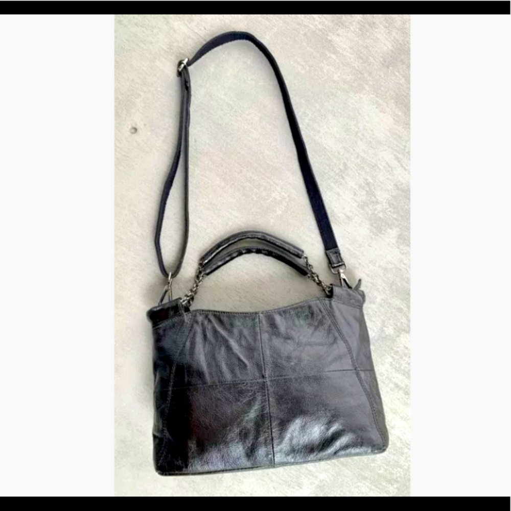 JACK & CHRIS Sheepskin Leather Shoulder Bag